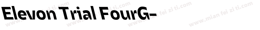 Elevon Trial FourG字体转换
